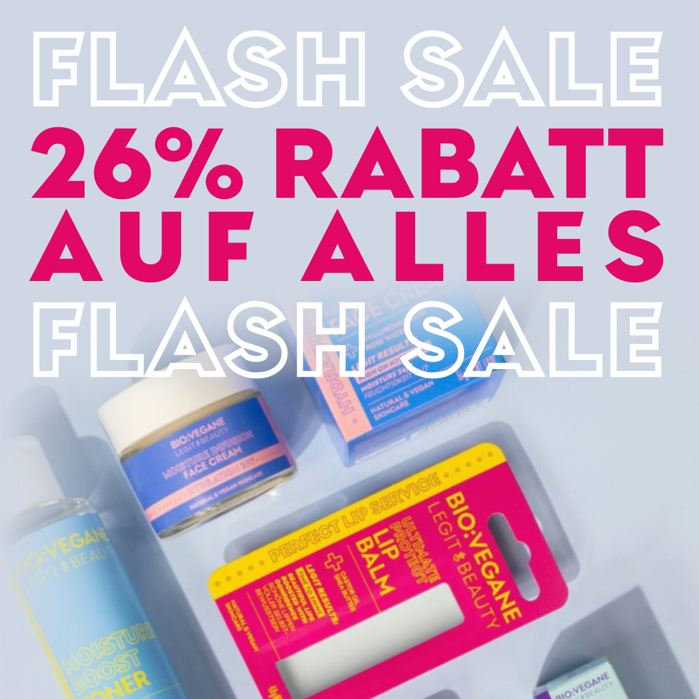 Quadratische Flash Sale Grafik mit Rabattbotschaft