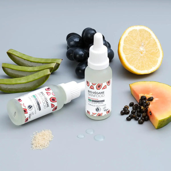 Bio Papaya AHA Nachtserum - BIO:VÉGANE SKINFOOD